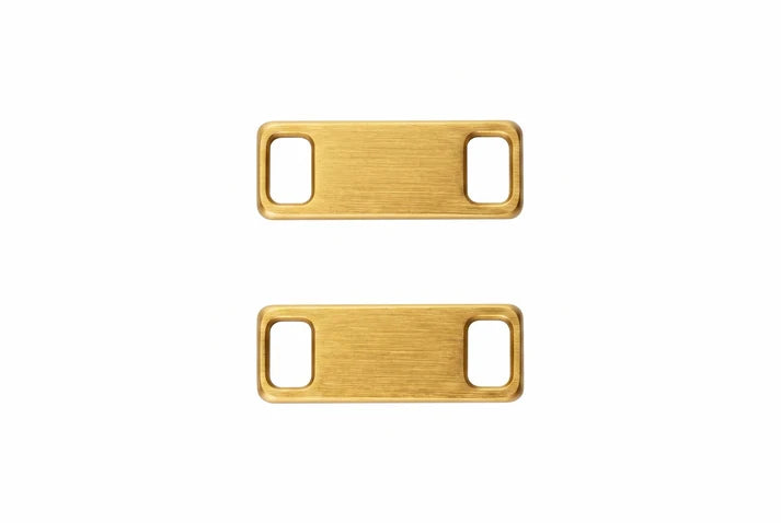 Small Metal Shoelace Tags