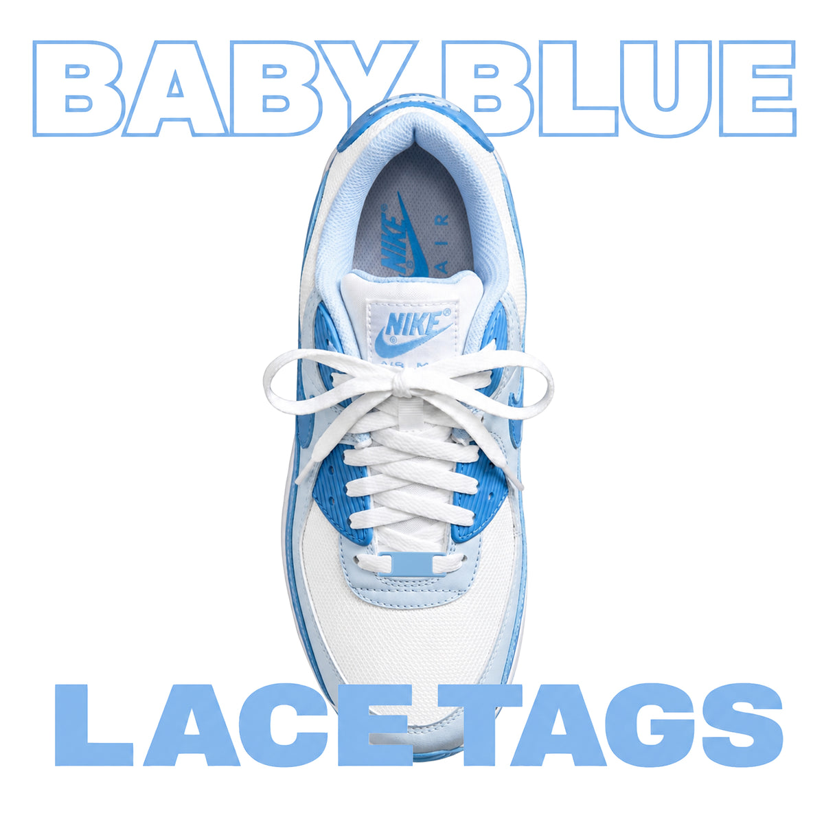 Small Metal Shoelace Tags