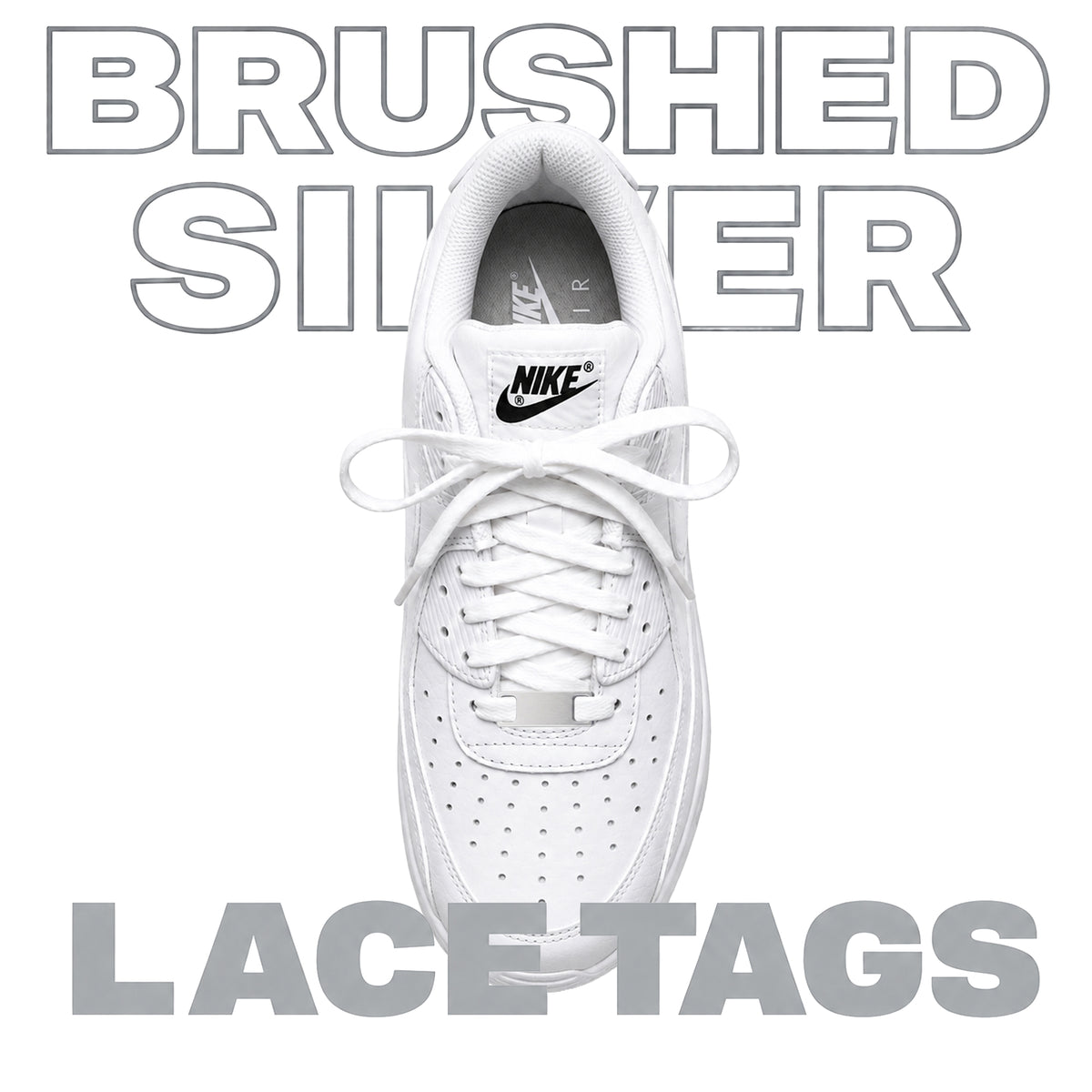 Small Metal Shoelace Tags