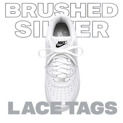 Small Metal Shoelace Tags