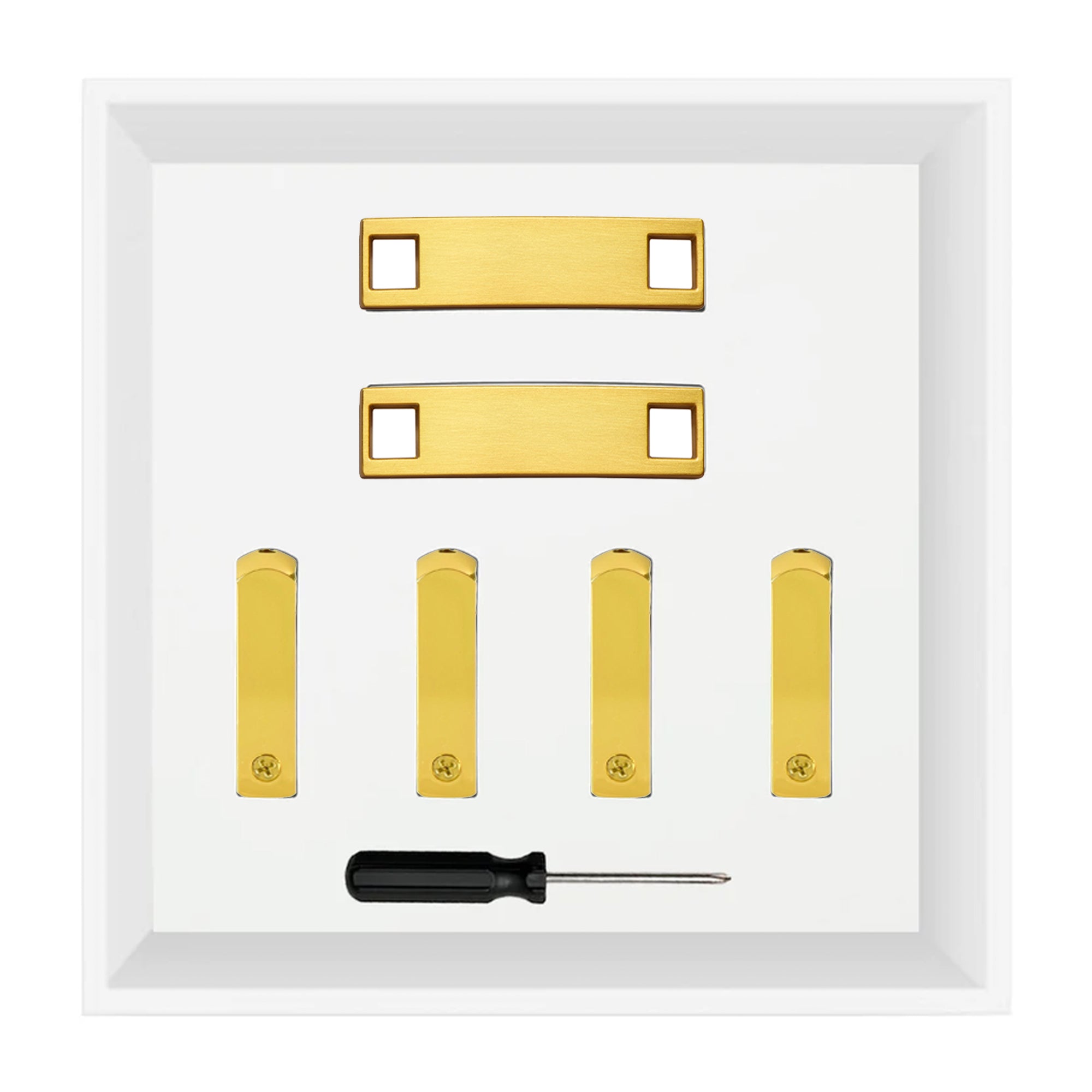 Medium Metal Shoelace Tags + Matching Metal Aglets