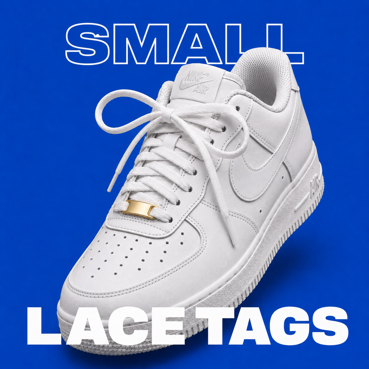 Small Metal Shoelace Tags