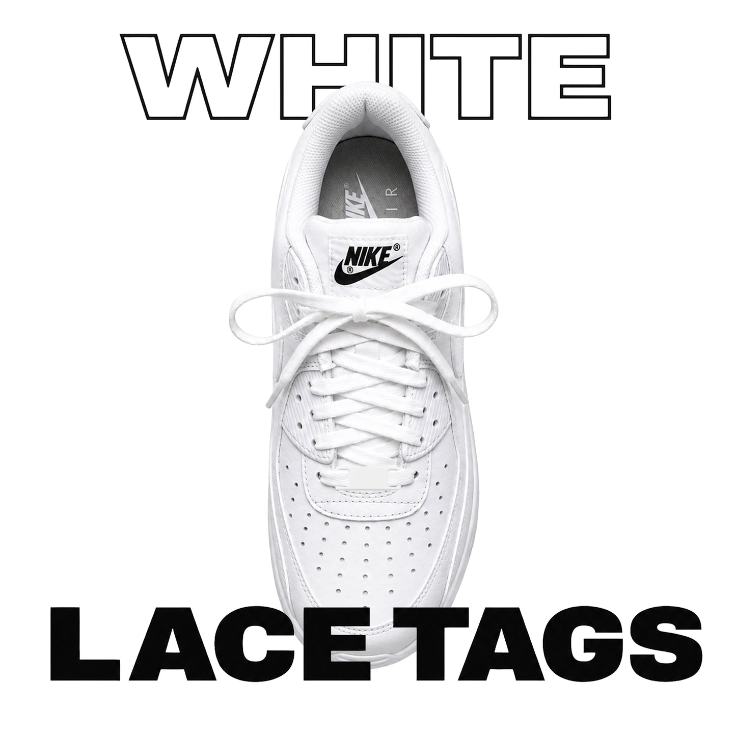 Small Metal Shoelace Tags