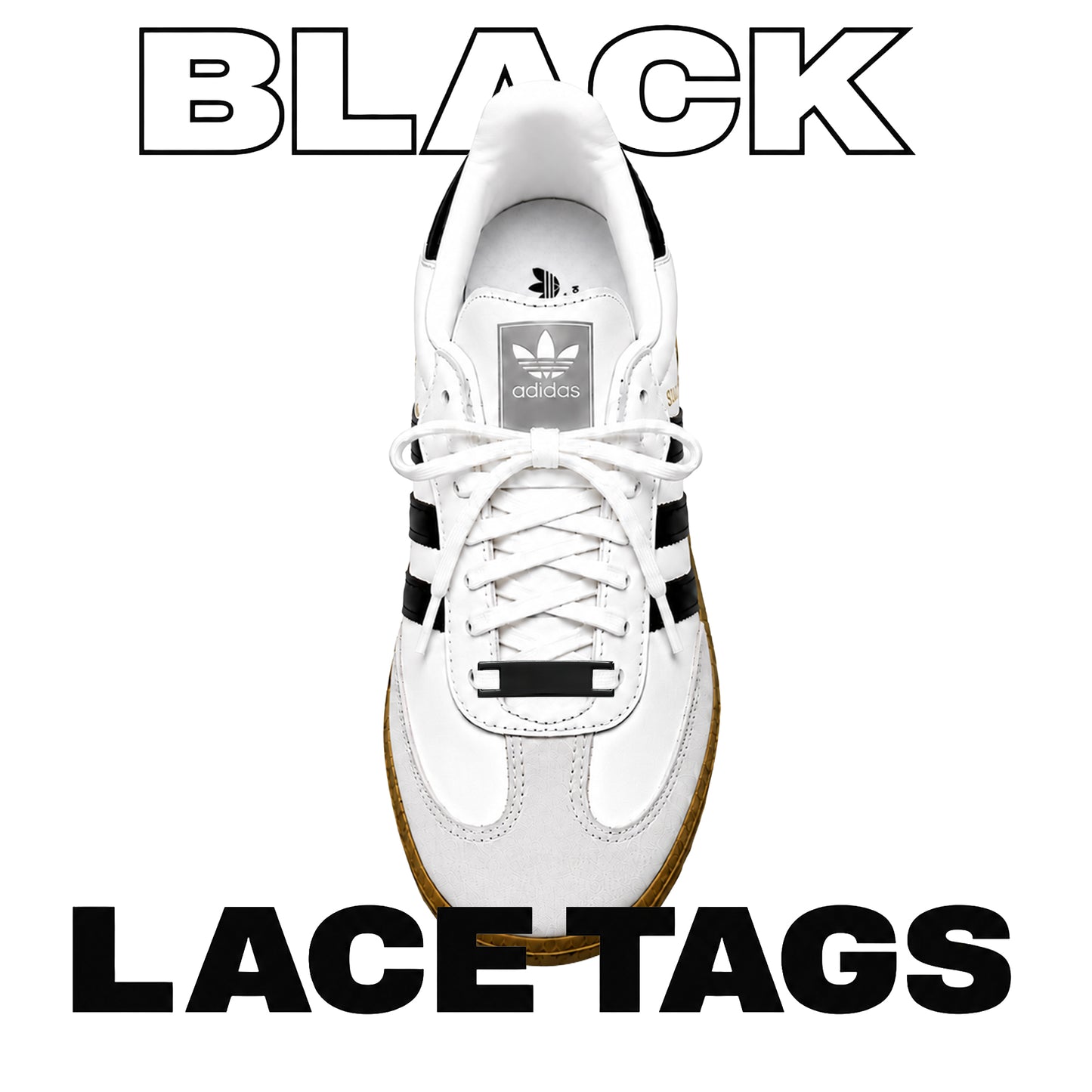 Medium Metal Shoelace Tags