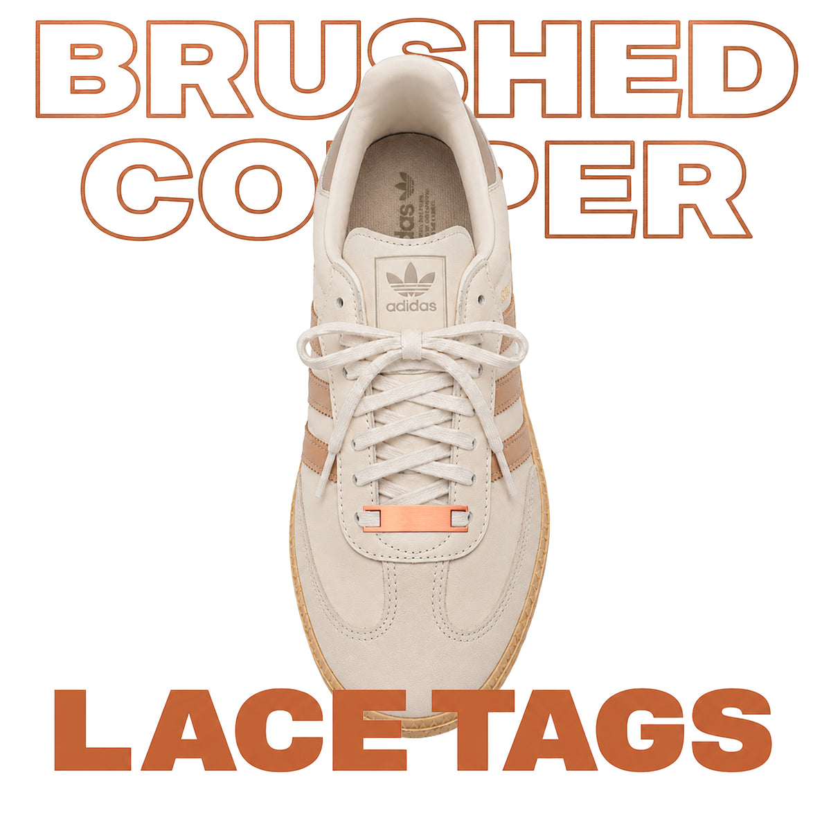 Medium Metal Shoelace Tags