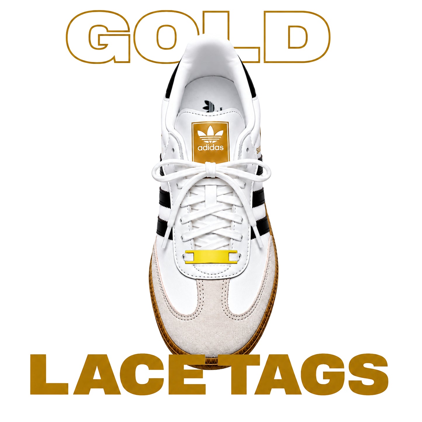 Medium Metal Shoelace Tags