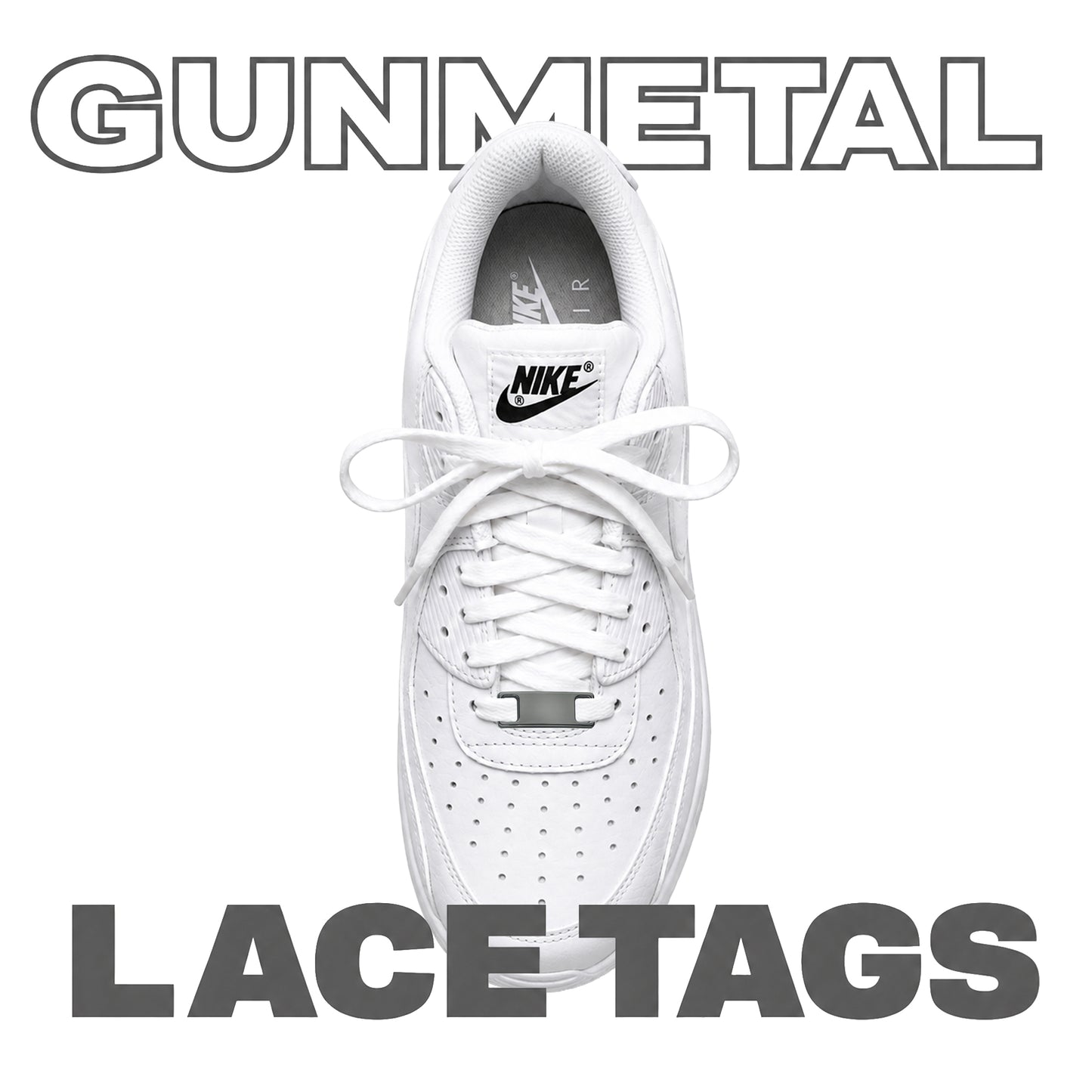 Small Metal Shoelace Tags