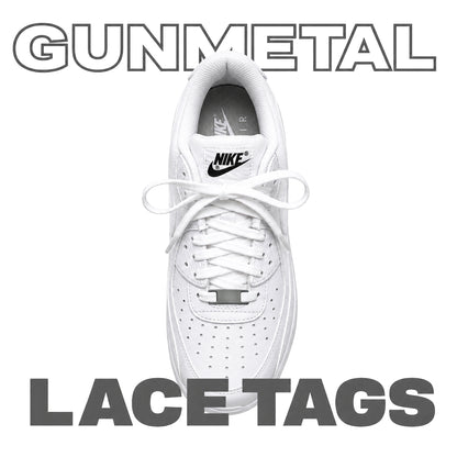 Small Metal Shoelace Tags