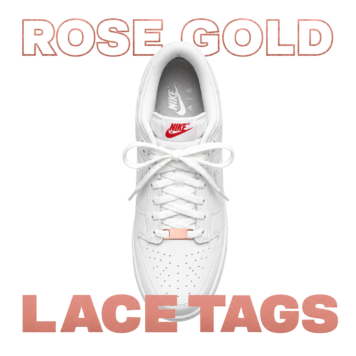 Small Metal Shoelace Tags