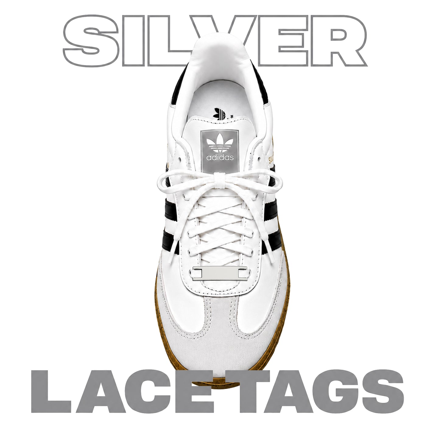 Medium Metal Shoelace Tags