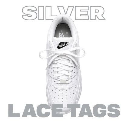 Small Metal Shoelace Tags